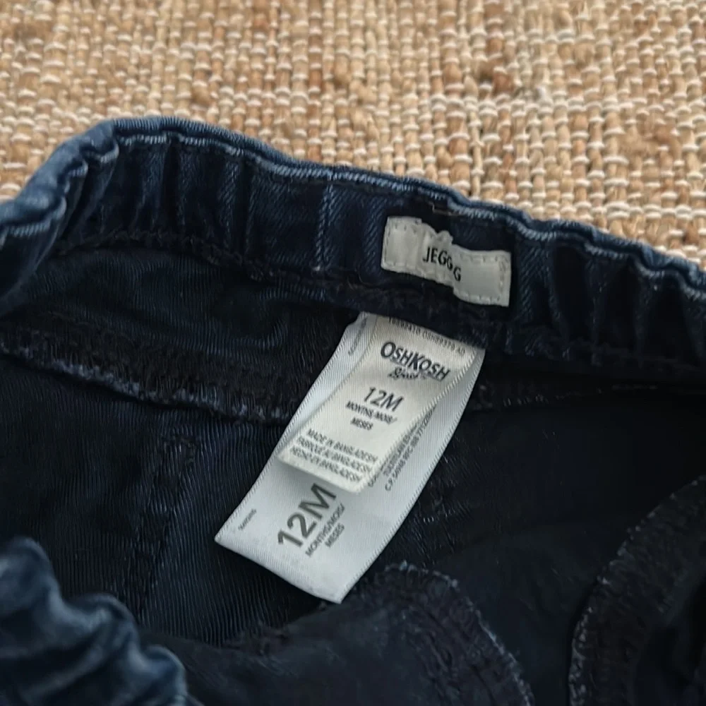 OshKosh B’gosh Dark Wash Denim Jegging 12 Month